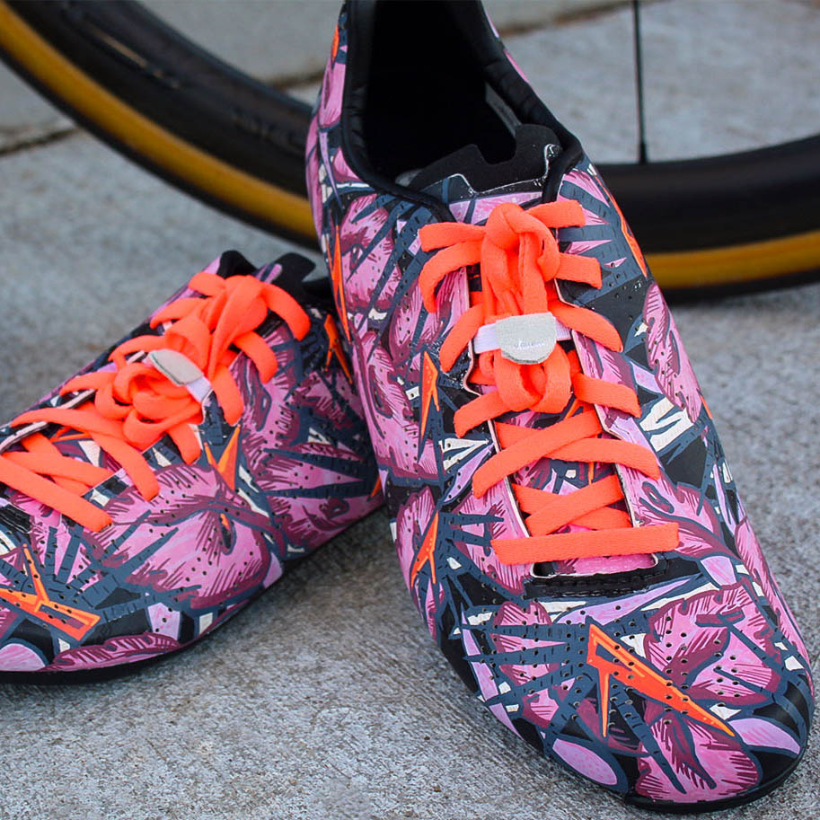 Making Your Own Custom Kicks – Hand-Painted Cycling Shoes