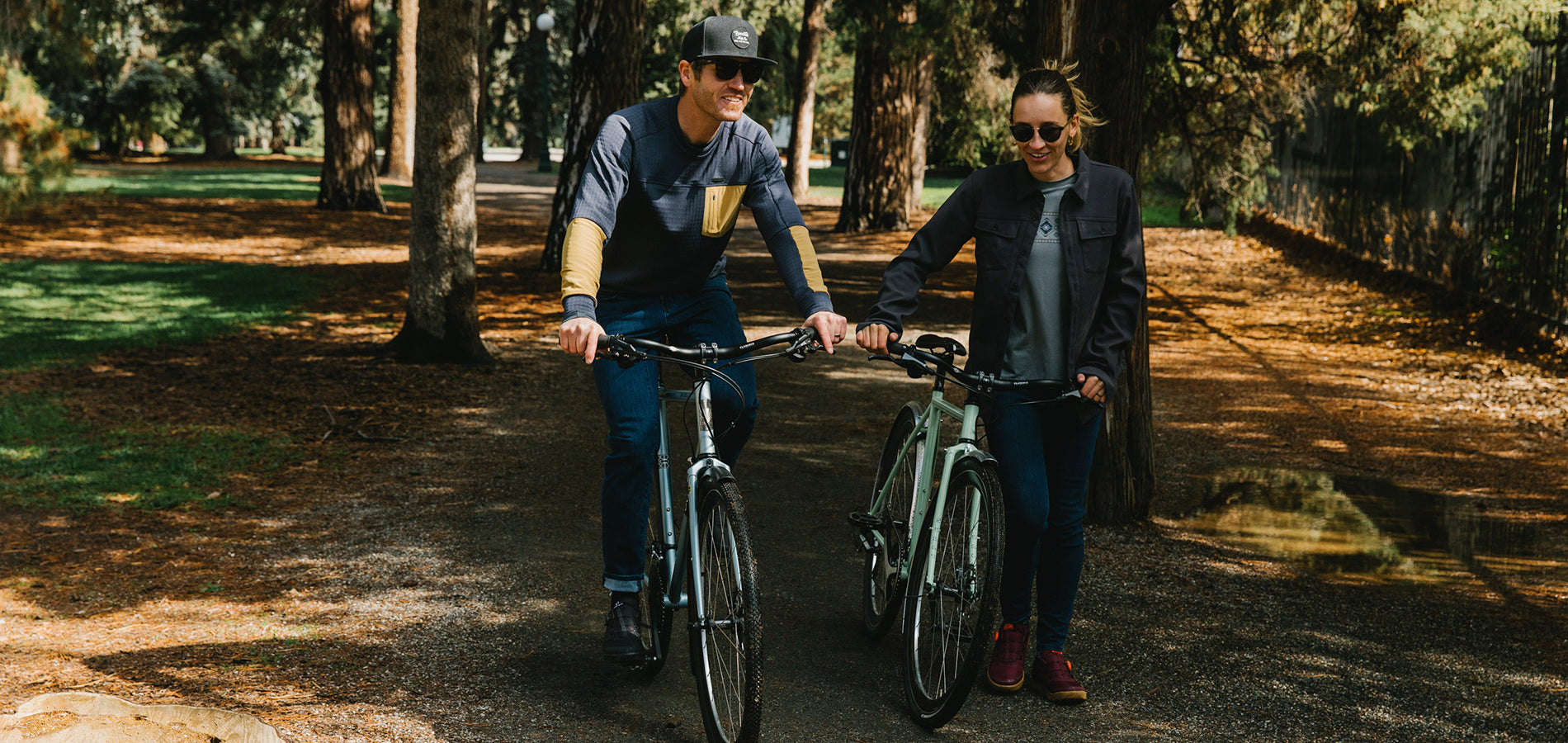Casual Cyclists in PEARL iZUMi Clothing
