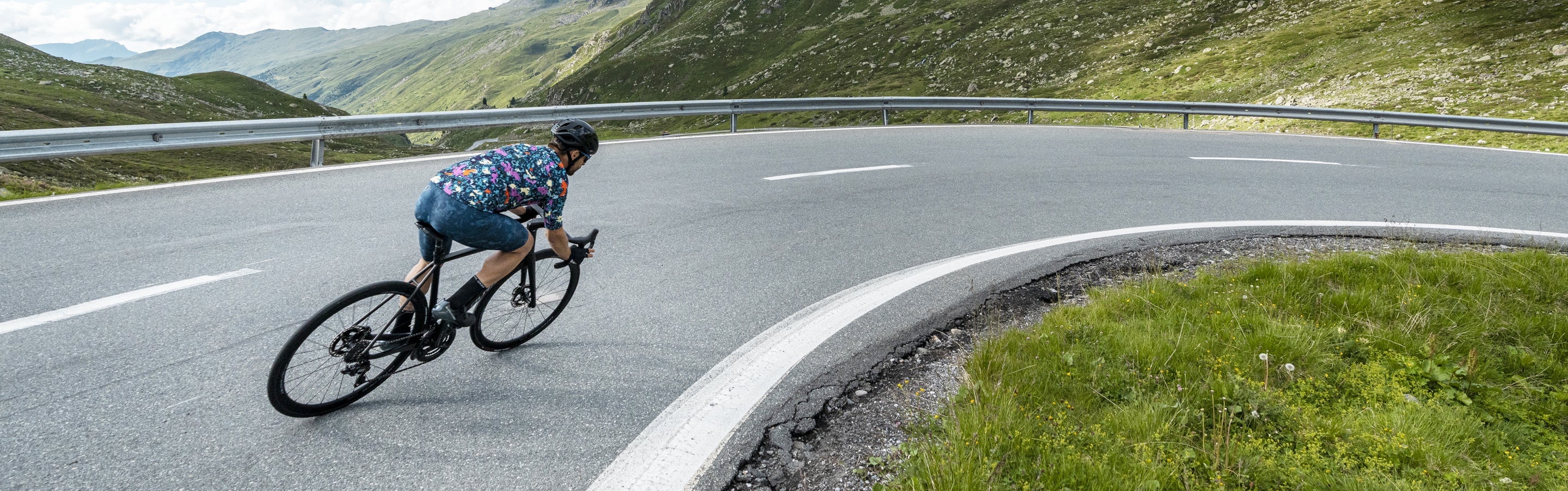 Rider in Blue Jersey