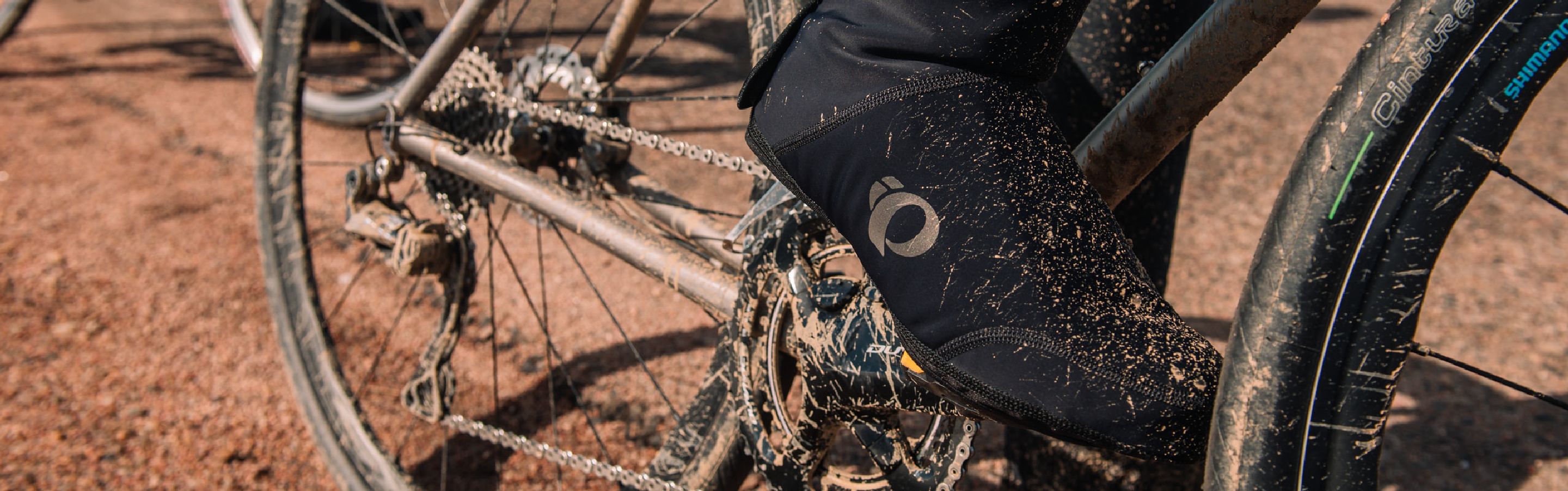Cycling Shoe Covers in Muddy Conditions
