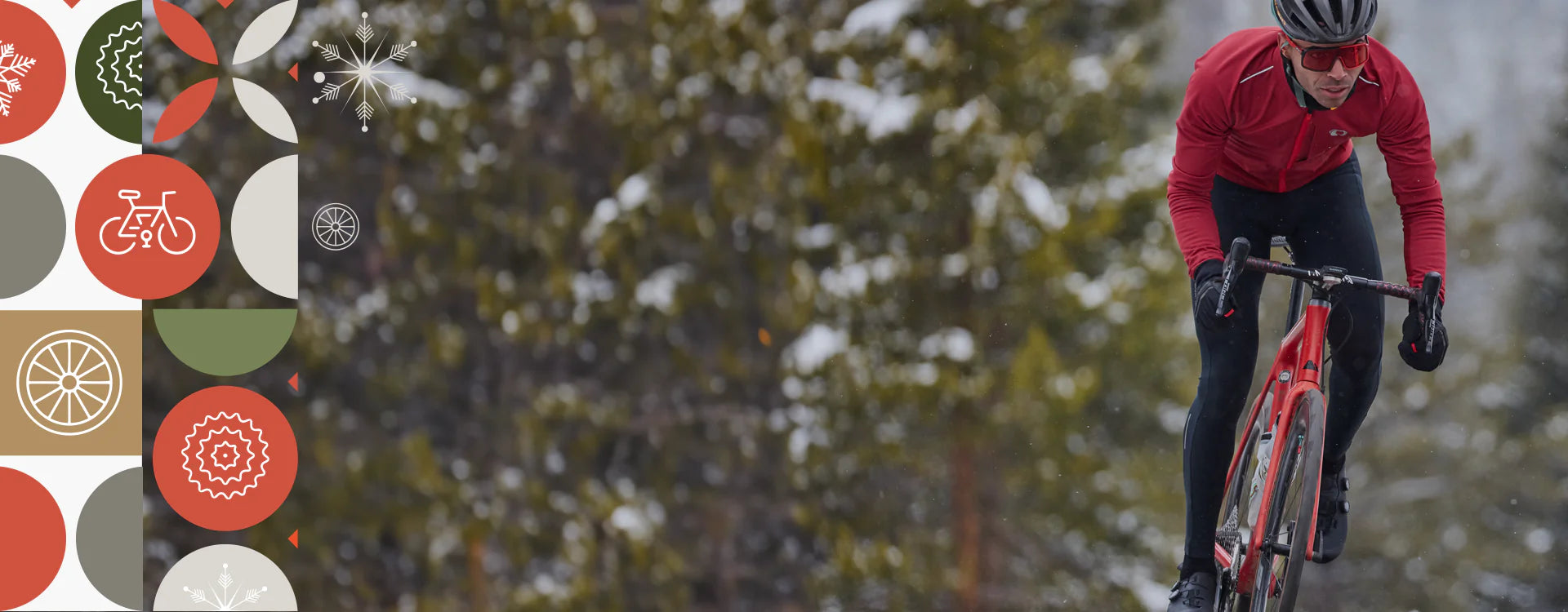 Male rider preparing to head out on a ride in the forest