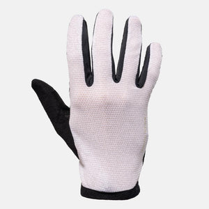 Women's Minimal Mesh Full Finger Gloves in Silver Birch Minutia
