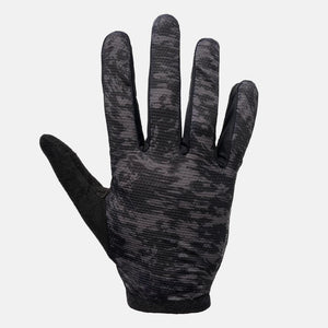 Men's Minimal Mesh Full Finger Gloves in Black Waverock