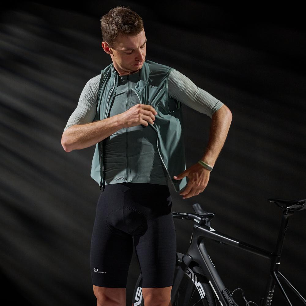 Men's Pi PRO/BLACK Wind Vest – PEARL iZUMi