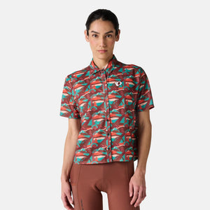 Women's Canyon Tech Snap Jersey in Vivid Gearpeak