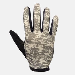 Men's Minimal Mesh Full Finger Gloves in Deep Lichen Green Waverock