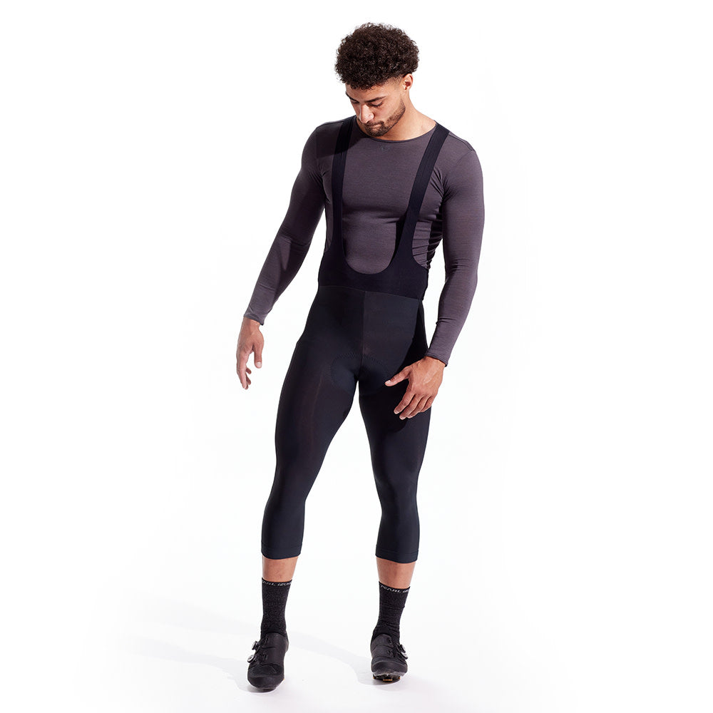 PEARL iZUMi 3DMEGA coldblackビブタイツ Mサイズ① Men's Thermal 3/4 Bib Tights - Cold Weather Cycling | PEARL iZUMi