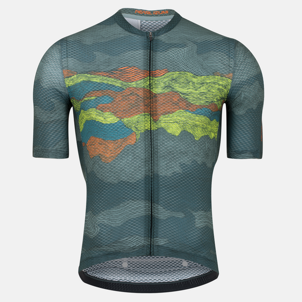 color:CAMP GREEN CONTOUR||view:SKU Image Primary||gender:Men||seo:Men's PRO Mesh Jersey